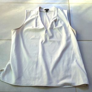 White cream tank top blouse